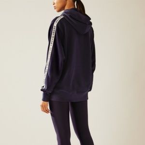 NWT Tory Burch French Terry Banner Hoodie. Size Medium